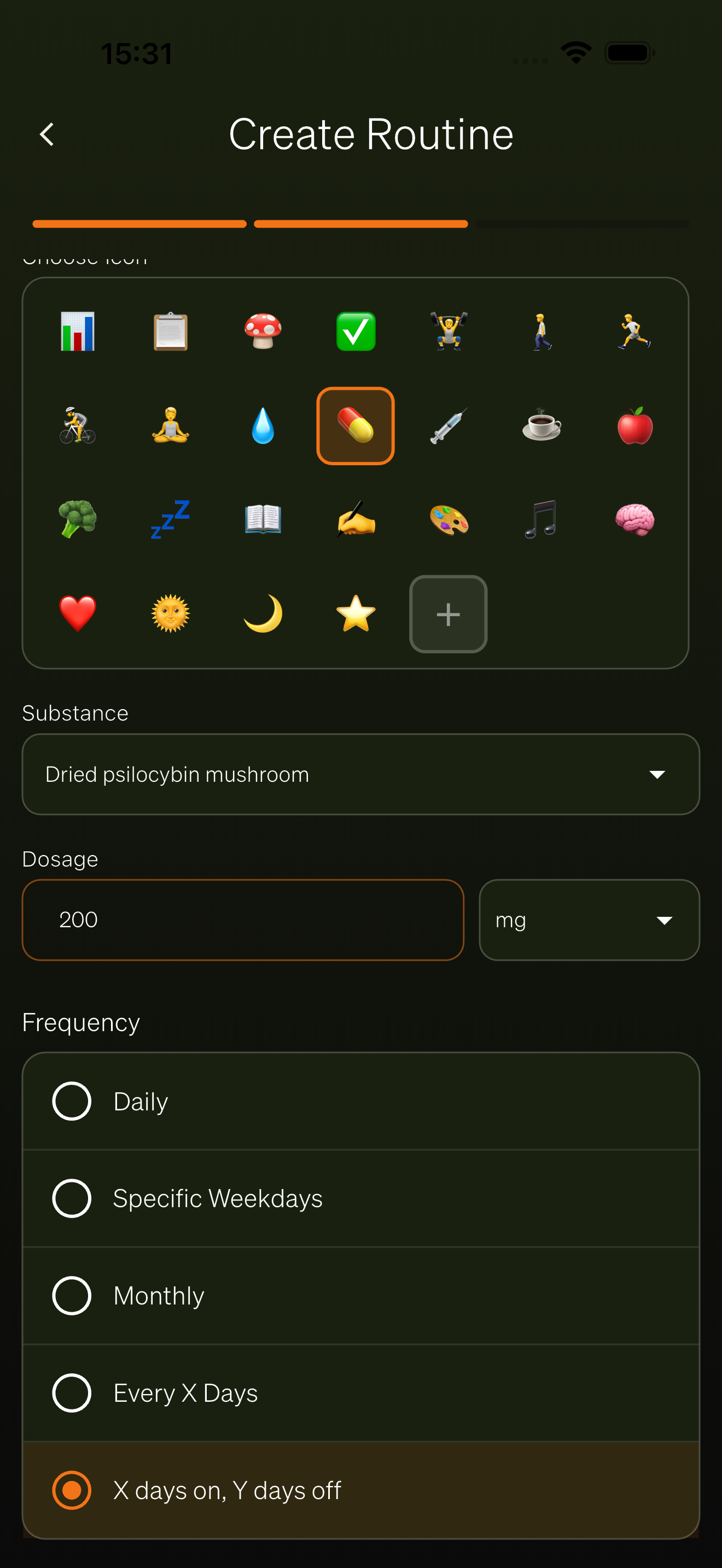 Routine tracking and protocol builder